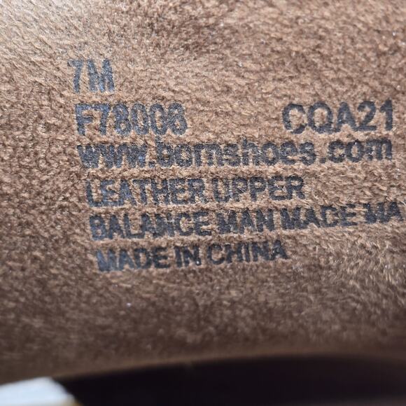 Børn Shoes - Born Sandals Women's 7 M Brown Leather Iwa Flat Back Zip Open Toe Cross Strap